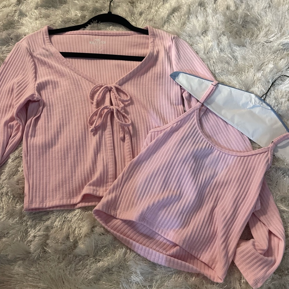 Holister pink set (selling both)